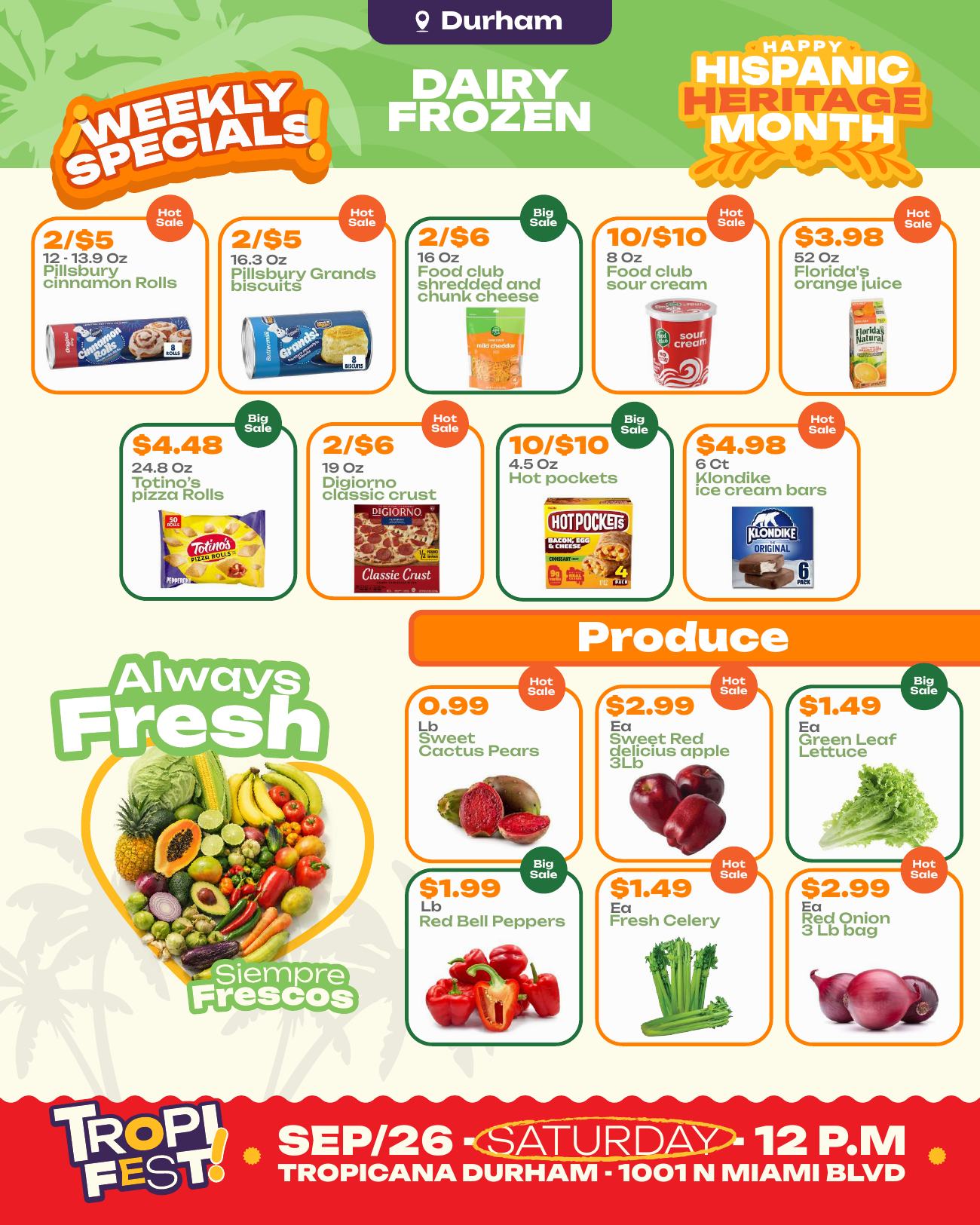 Durham weekly specials, page 3 of 5