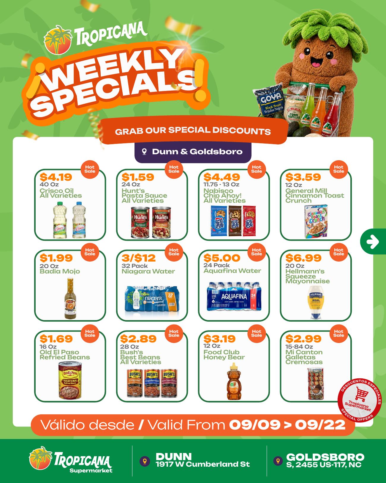 Goldsboro & Dunn weekly specials, page 1 of 5